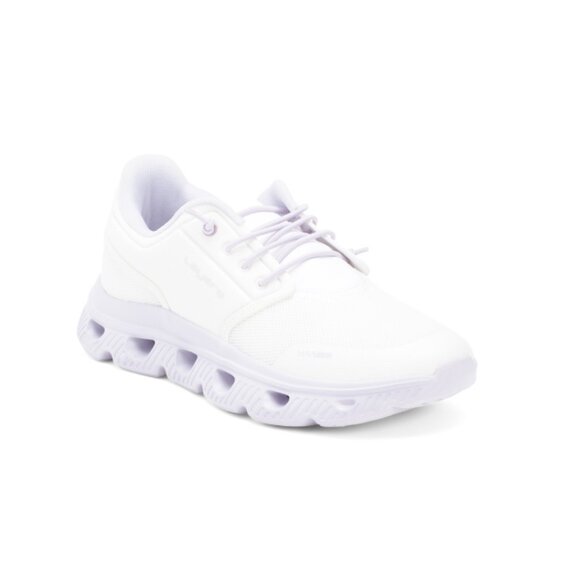 LAYER 8 White/lavendar Aeroflex Sneakers - Picture 1 of 2